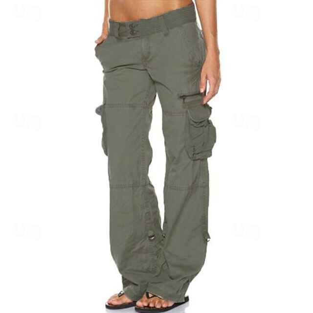 Women's Normal Cargo Pants Tactical Cargo Pants Trousers