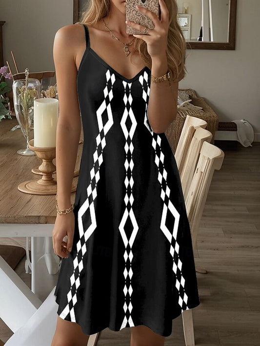 Women's Mini Dress Sundress A Line Dress Slip Dress Off The