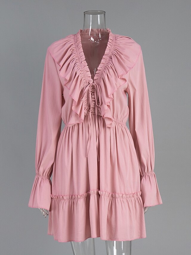 Women's Mini Dress Casual Dress Chiffon Dress Elegant