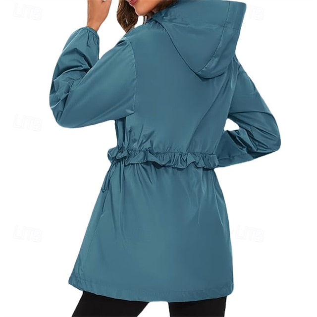 Women's Hiking Jacket Rain Jacket Raincoat Outdoor