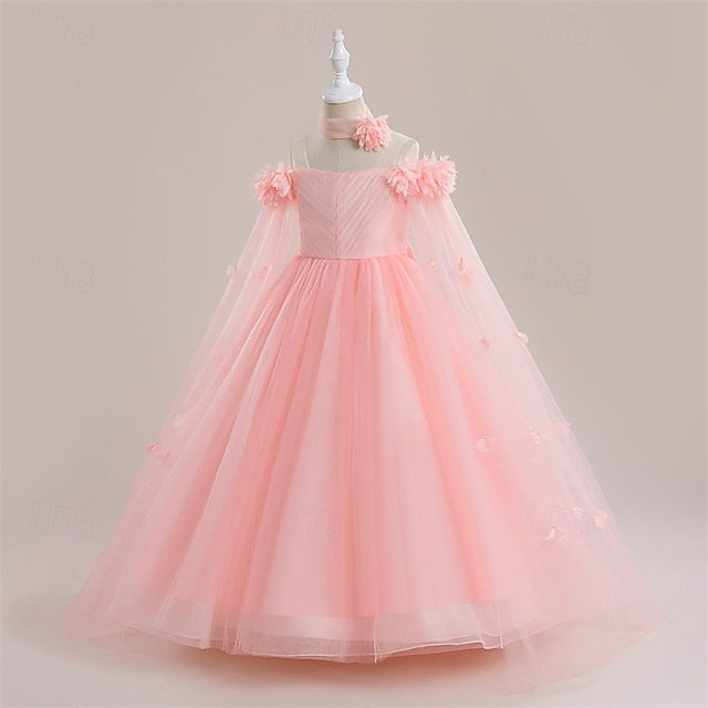 Dress Princess Girls' Flower Girl Kid's