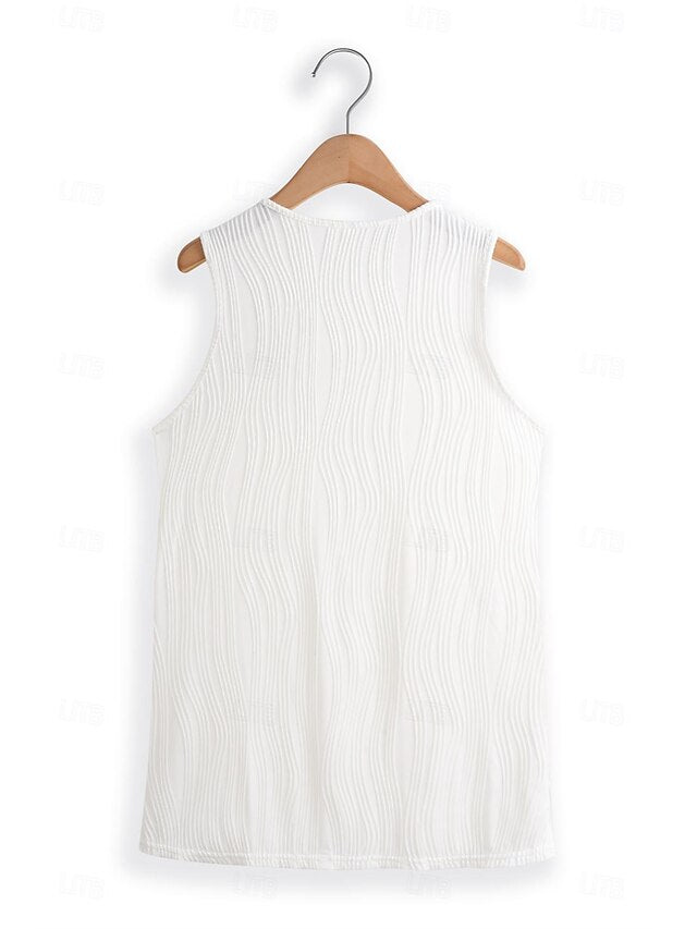 Women's Camisole Tank Top Striped Sleeveless Top