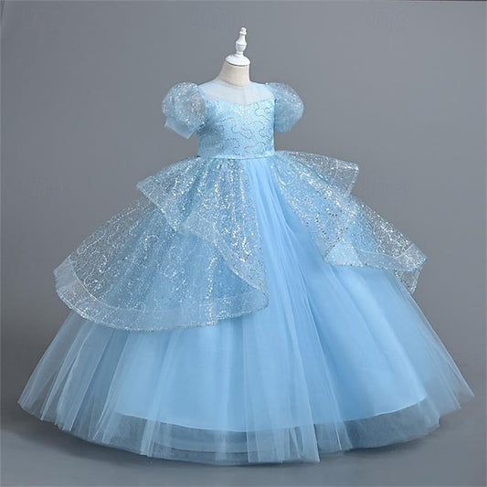 Girls' Performance Girl Party Wedding Dress Flower