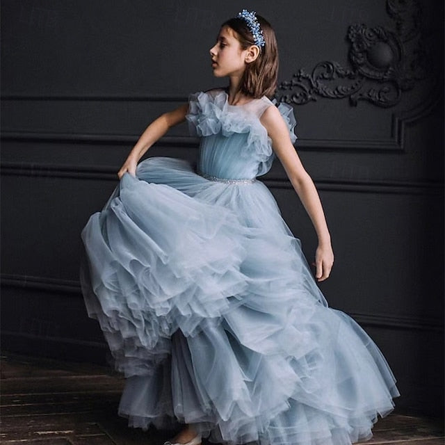Kid's Flower Dress Girl Princess Girls'