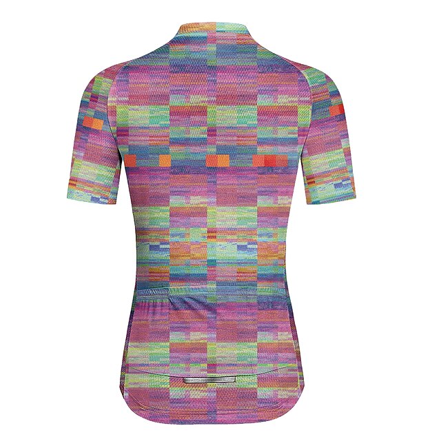 Women's Cycling Jersey Graphic Color Block Gradient Short