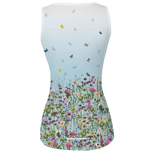 Women's Cycling Vest Cycling Jersey Graphic Floral
