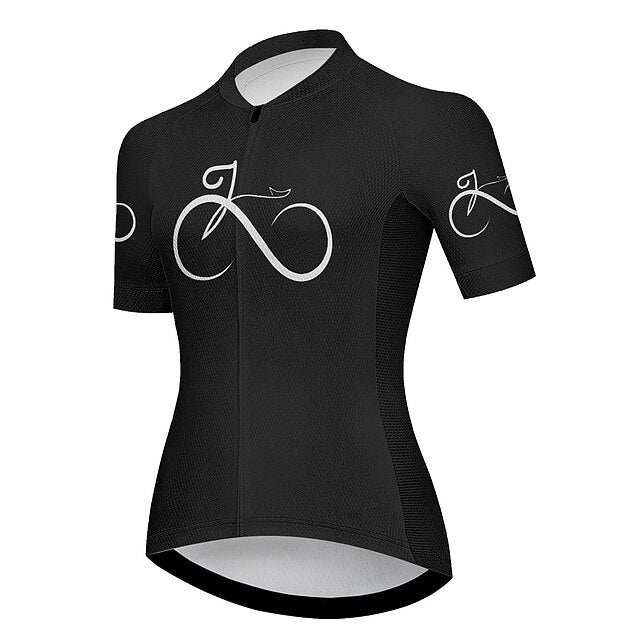 Women's Cycling Jersey Graphic Funny Short Sleeve Bike