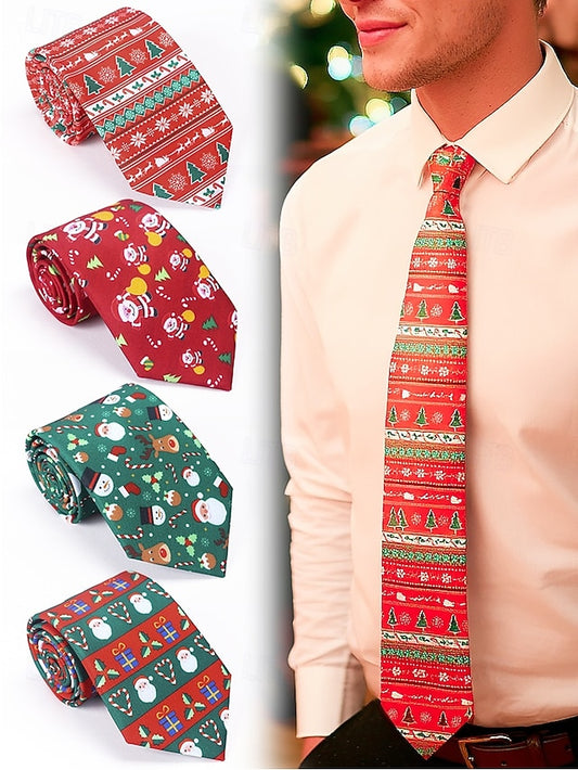 Fun Men's and – Festive Neckwear Holiday Ties Christmas