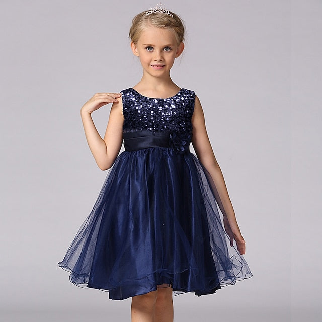 Girls' Wedding Party Girl Dress Flower
