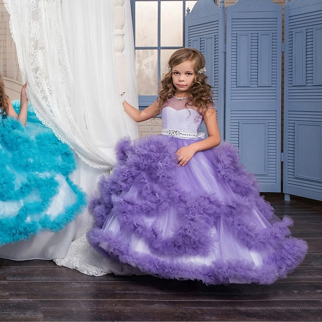 Girls' Dress Girl Kid's Princess Flower