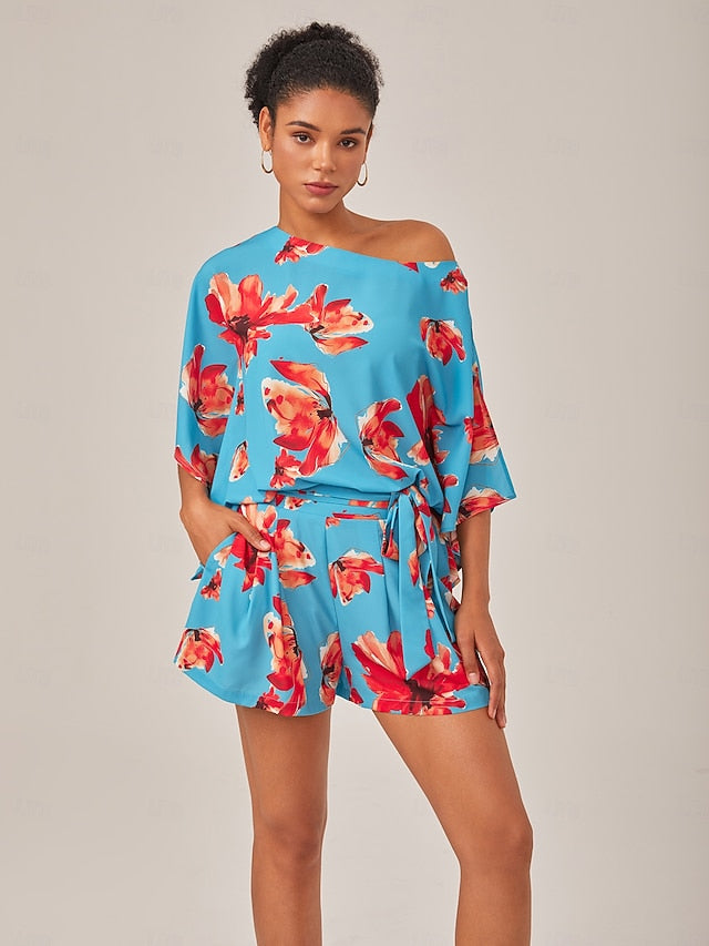 Summer Vacation High-waisted Tie-front Fresh Mini Short
