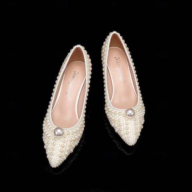 Shoes Party Wedding Women's White