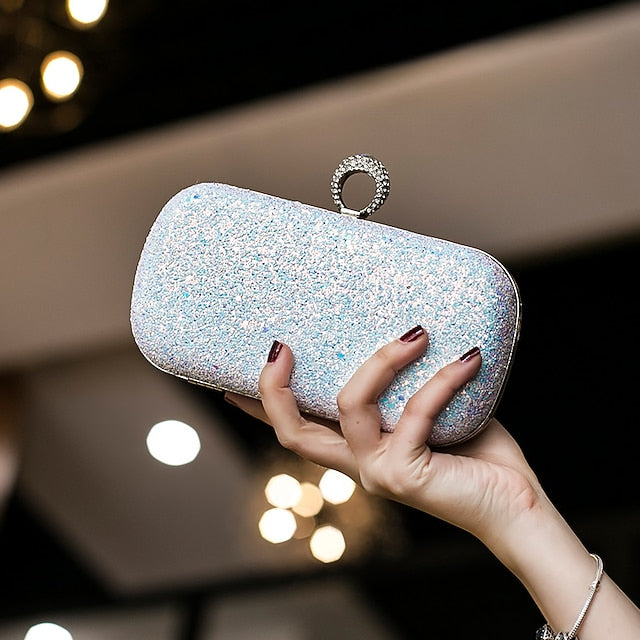 Bags Women's Leather Evening Bag Clutch Wristlet PU