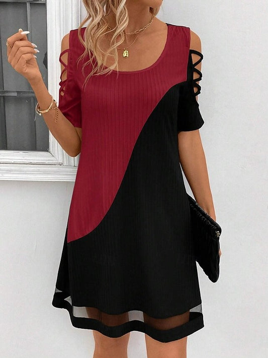Women's Mini Dress Knit Dress Casual Dress Stylish Casual