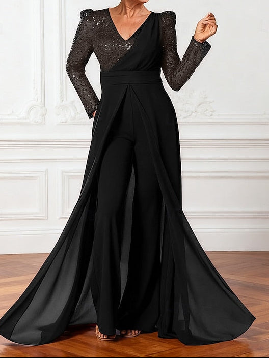 Elegant Shine the Jumpsuits Sparkle of Dress Bride Mother