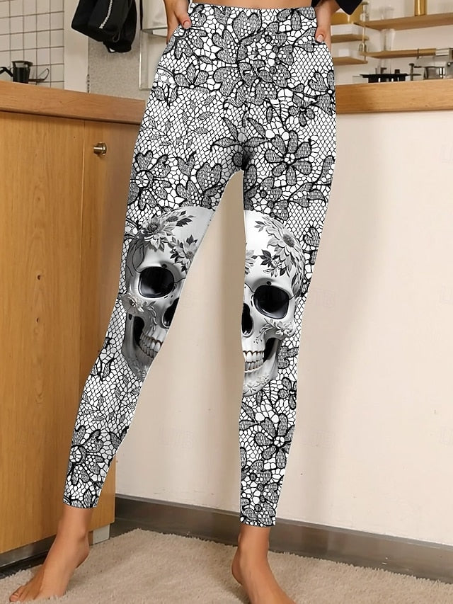 Women's Leggings Vacation Fashion Casual Ankle-Length High