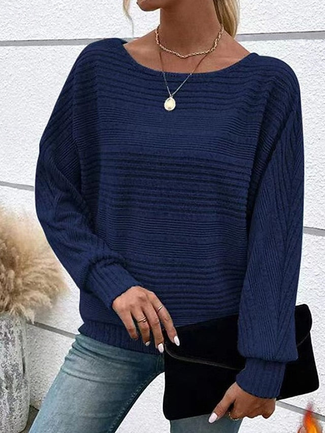 Women's Texture Blouse Blouse Plain Modern Casual Long