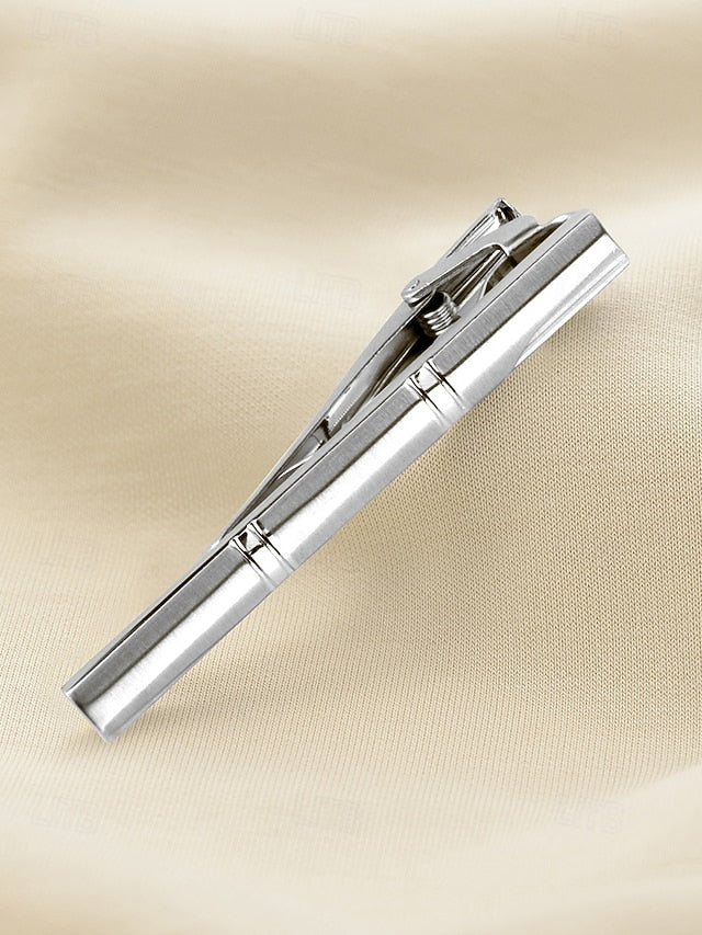 - Men's Tie Slim Metal Clip