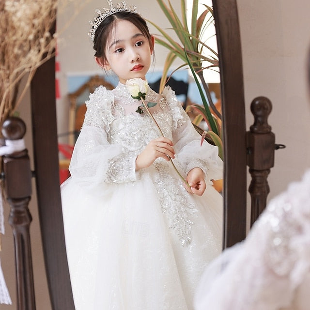 Princess Flower Dress Girl Kid's Girls'