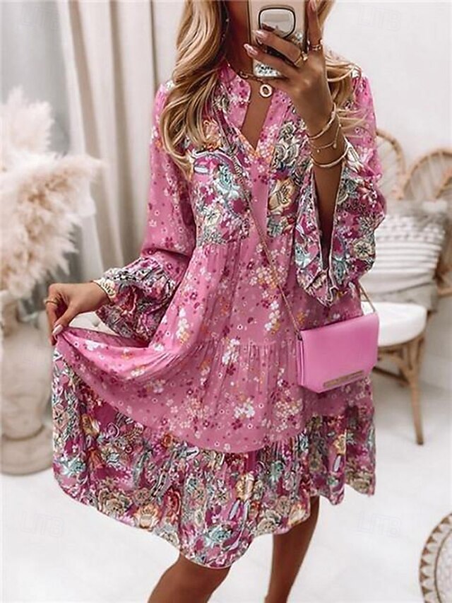 Women's Mini Dress Casual Dress Boho Dress Spring Dress