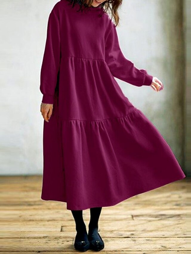 Women's Maxi Dress A Line Dress Casual Daily Loose Fit