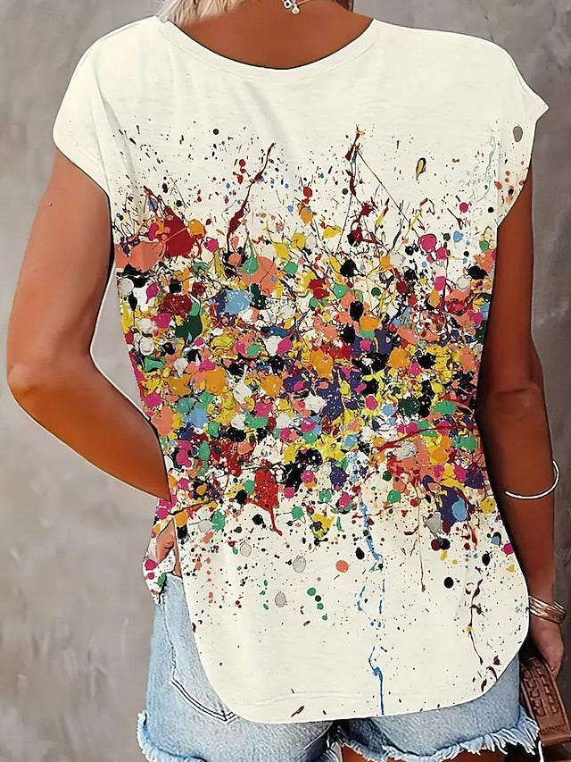 Women's Camisole Tank Top Stylish Casual Ombre Print