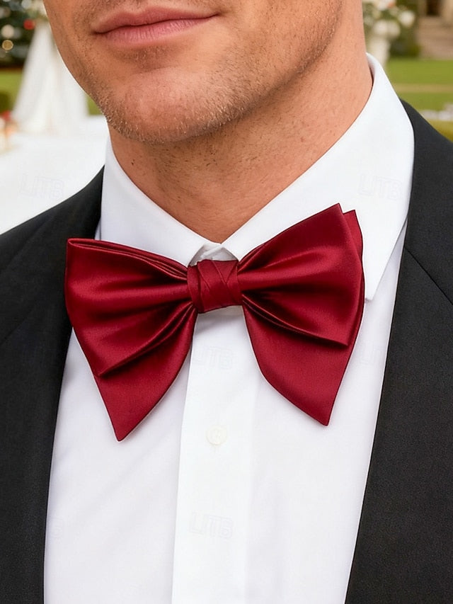 Men's Tie in Bow Multiple Satin Colors