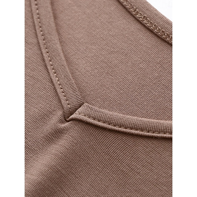 Women's Camisole Tank Top Backless Solid Color Daily Basic