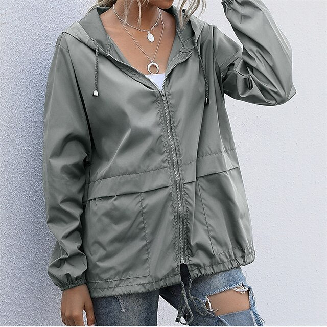 Women's Hiking Jacket Rain Jacket Raincoat Outdoor