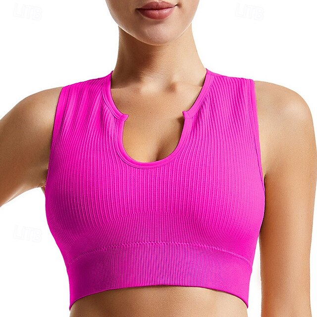 Women's Light Support Sports Bra Running Bra Wirefree