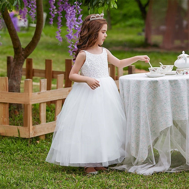 Kid's Flower Girl Princess Girls' Dress
