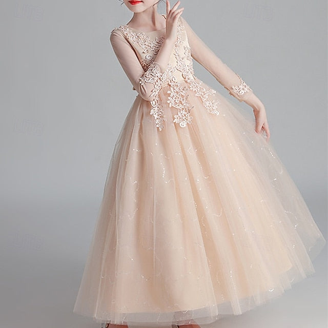 Girls' Princess Dress Kid's Girl Flower