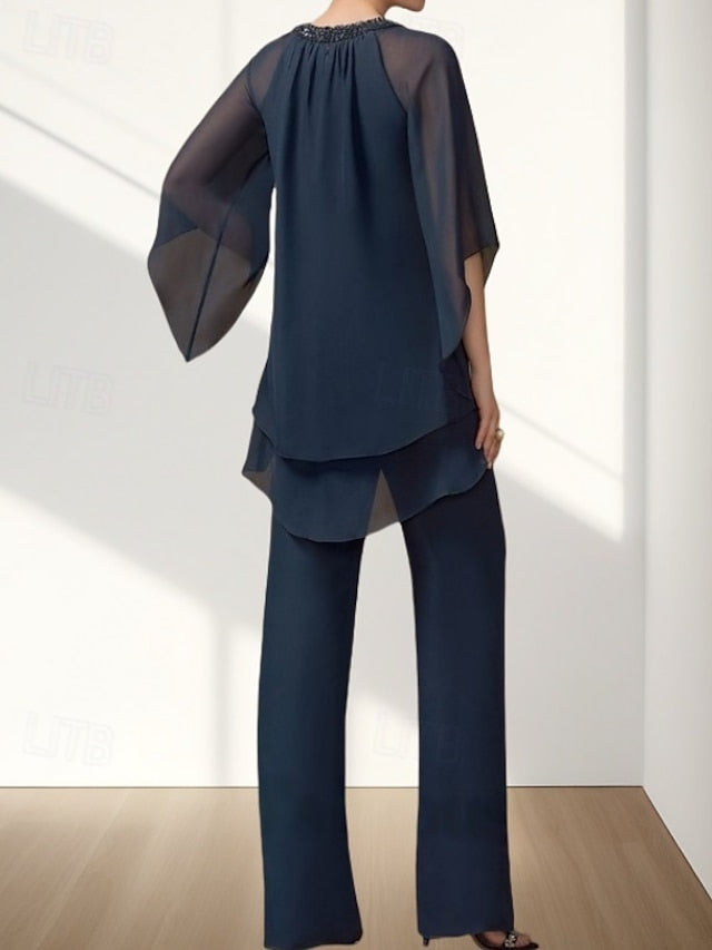 of Two Guest Pantsuit Piece Bride the Dress Mother Wedding