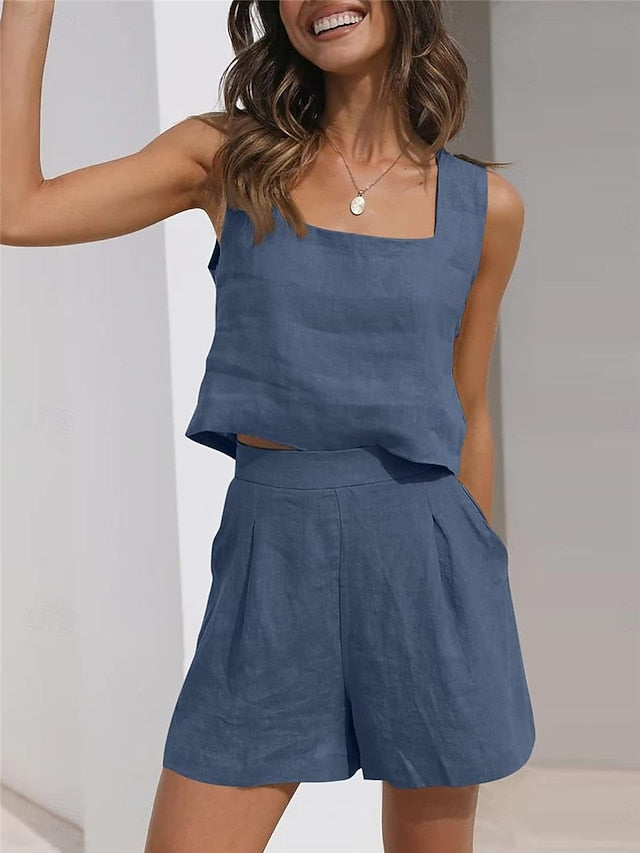 Women's Loungewear Sets Pure Color Fashion Basic Street