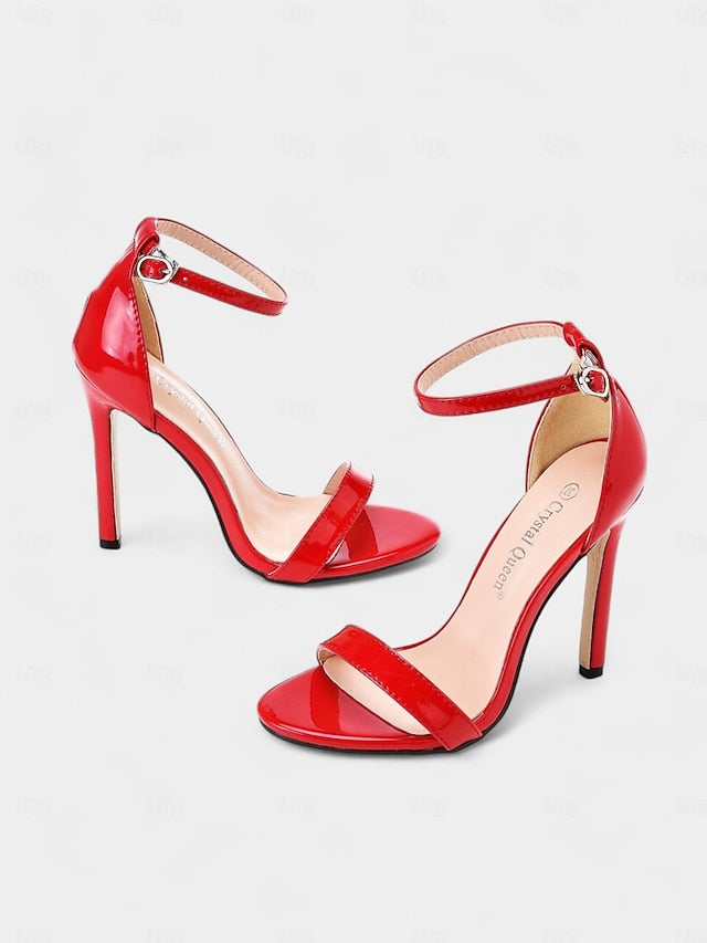 for Wedding Women Metallic Heel – Stiletto Sandals Sleek