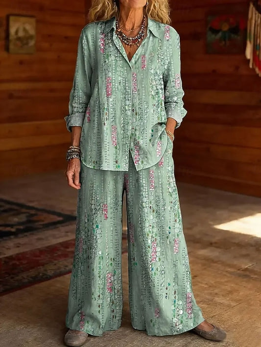 Women's Two Piece Sets Pants Sets Bolero Top Long Sleeve