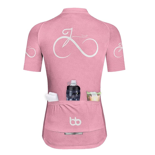 Women's Cycling Jersey Graphic Funny Short Sleeve Bike