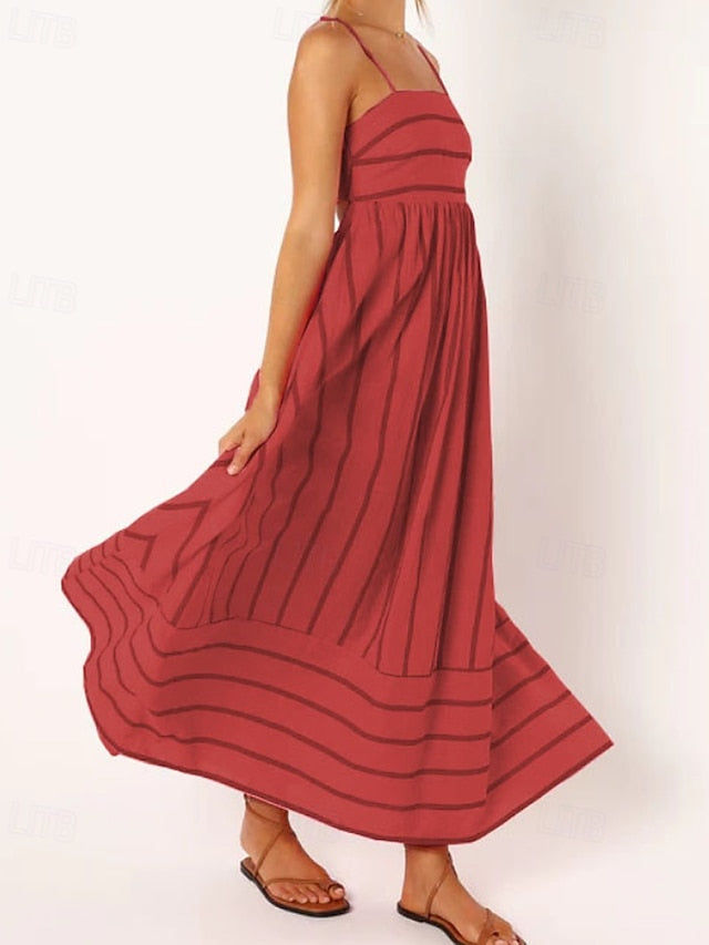 Women's Midi Dress Slip Dress Classic Modern Outdoor