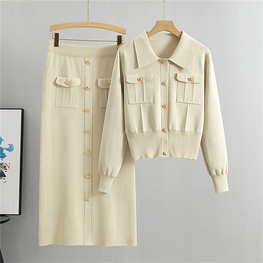 Women's Dress Set Shift Dress Casual Semi Formal Plain