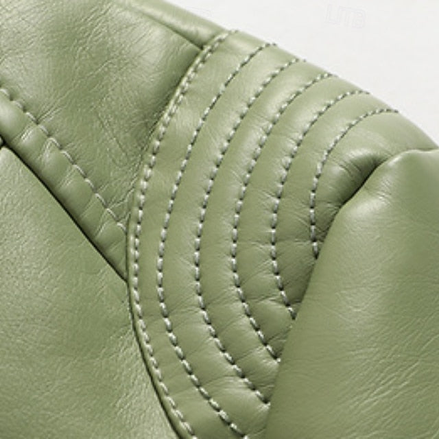 Zipper Pocket Women's Leather Faux Comfortable Jacket