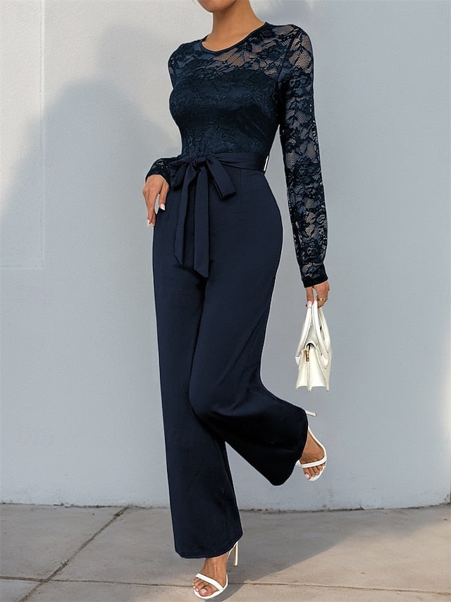 Casual Jumpsuit Elegant Pantsuit of / Bride Mother Jewel the