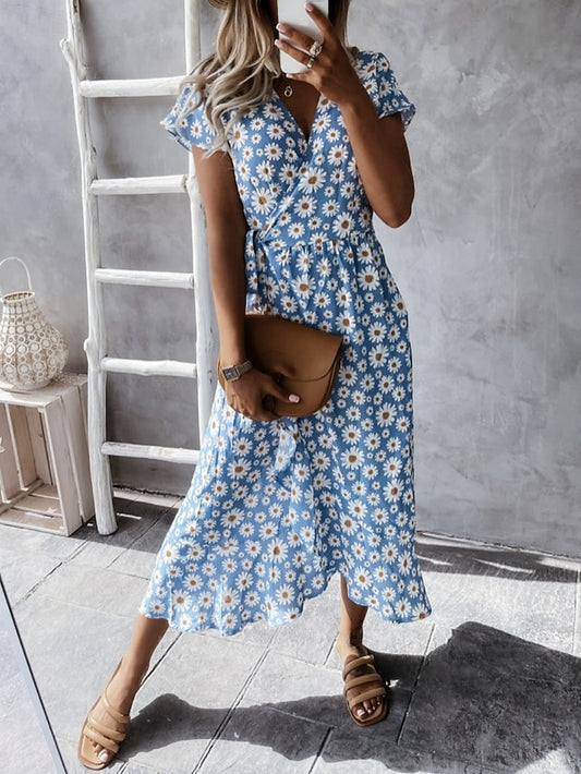 Women's Midi Dress A Line Dress Vacation Casual Outdoor