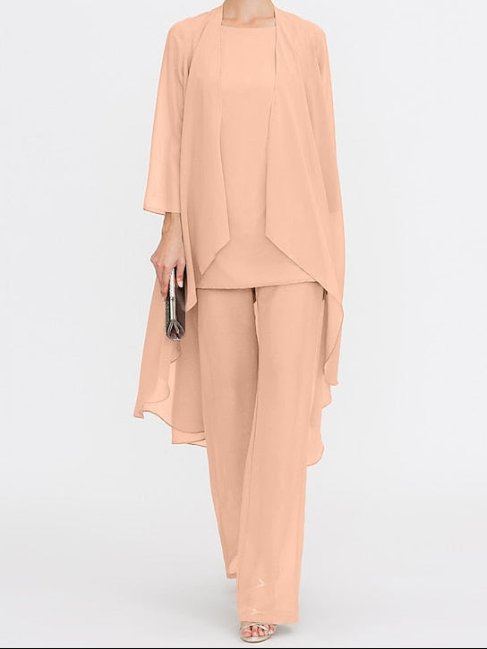 Wedding Mother 3 Piece Pantsuit the of Bride Beach