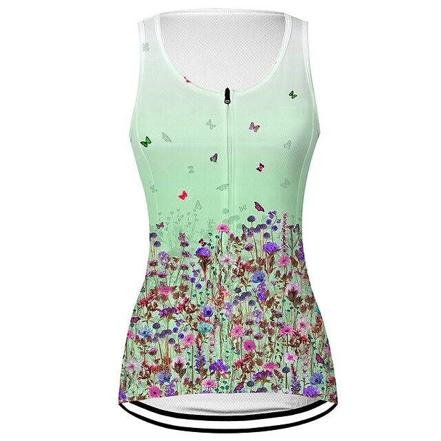Women's Cycling Vest Cycling Jersey Graphic Floral