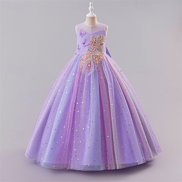 Princess Kid's Girls' Dress Girl Flower