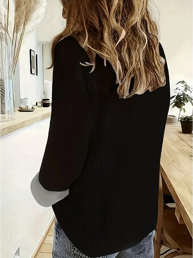 Women's Shirt Linen Like Breathable Lightweight Skulls