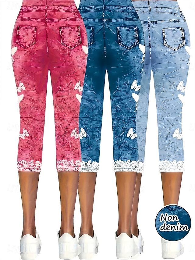 Women's Capri Pants Leggings Vacation Vintage Fashion