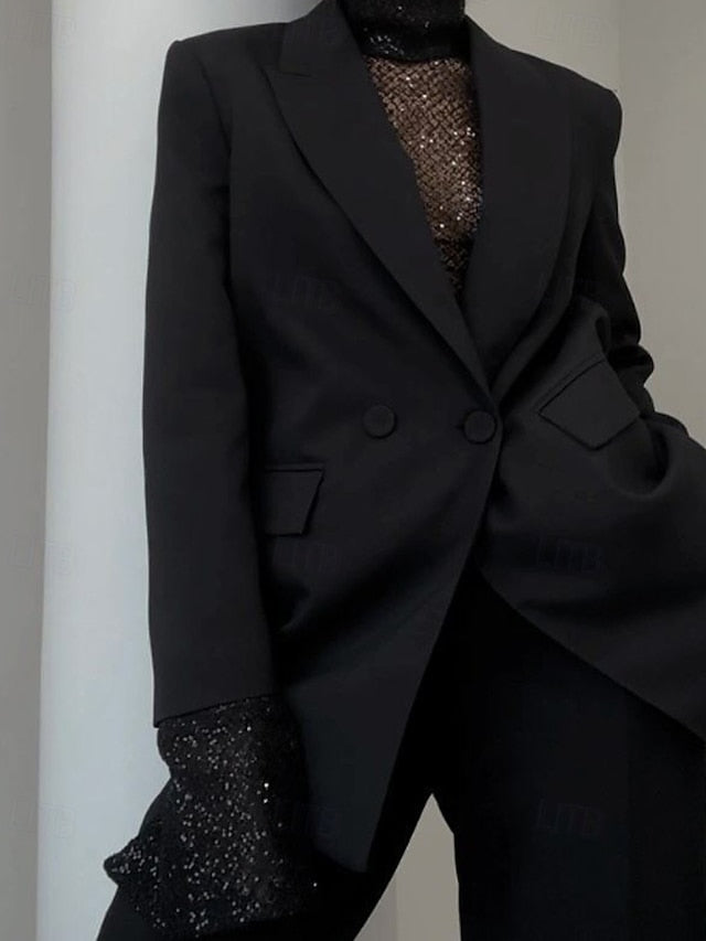 Women's Blouse Mesh Polka Dot Casual Long Sleeve High Neck