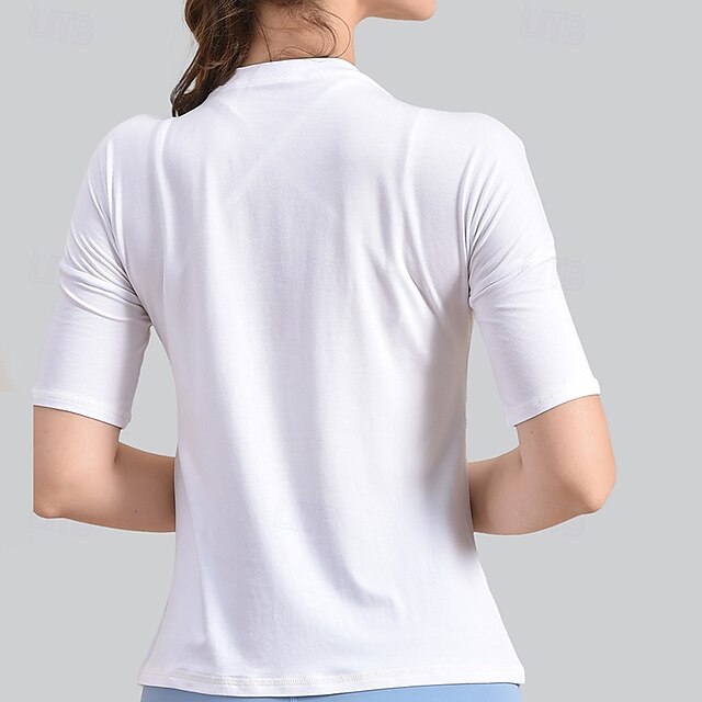 Women's Yoga Shirts Yoga Tank Tops Workout Tops Crew Neck