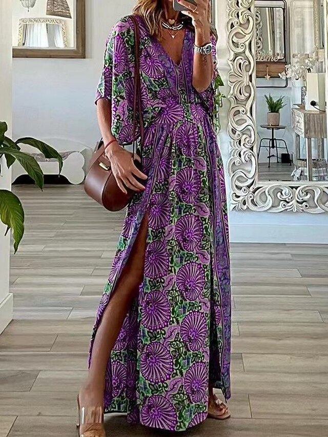 Women's Maxi Dress A Line Dress Vacation Casual Outdoor